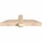 Ekena Millwork Eugene Smooth Timber Gable Bracket, Douglas Fir, 48"W x 14"H x 5 1/2"D x 5 1/2"F, 7/12 Pitch GBW048X14X0606EUG00SDF - alternate 4